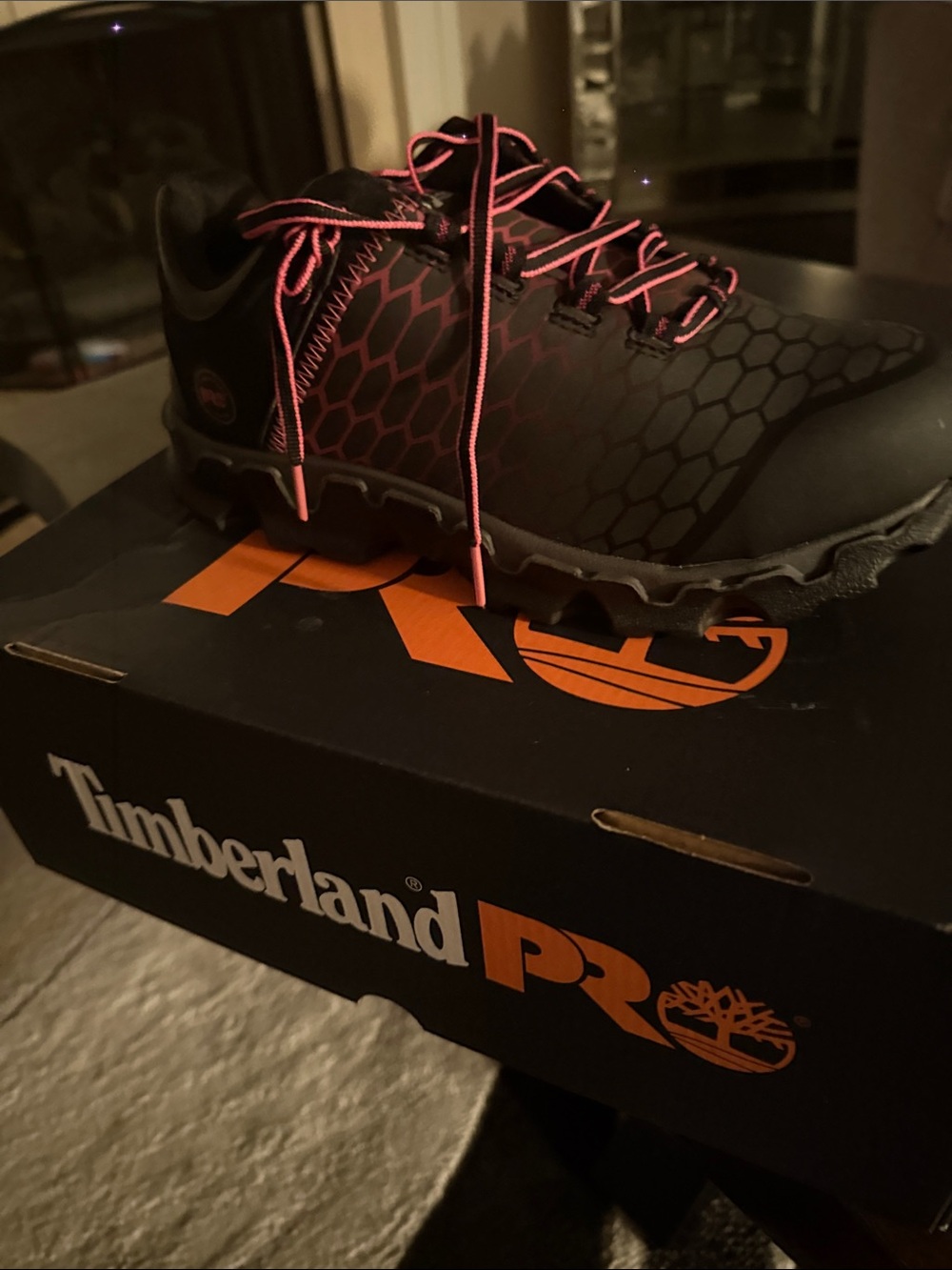 Timberland women Black and Pink Trail Sneakers